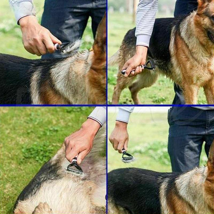 Dobbelt-sidig hårfjerning kam for kjæledyr - SmoothGroom Norvo