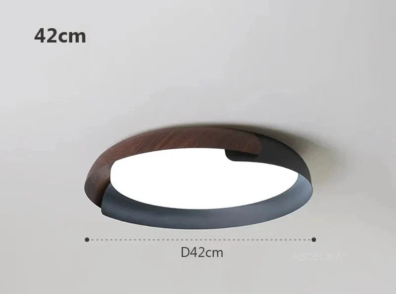 Norvo | Moderne taklamper med tremønster – Elegant LED-belysning for stuen