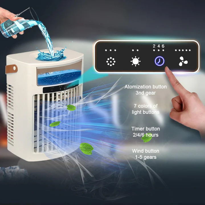 Norvo | Bærbar Mini Luftkjøler Vifte