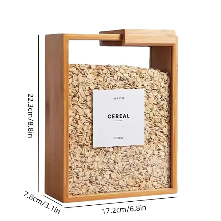 Norvo | Bamboo Cereal Dispenser og Matbeholder