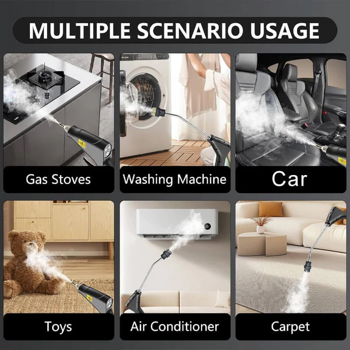 Norvo | Handdampfreiniger | 2500W Hochdruckreinigung | Weiß