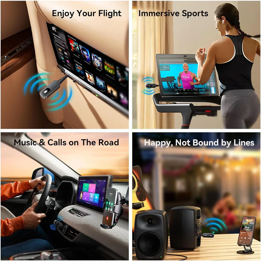 Norvo | Bluetooth trådløs adapter for PC TV og bil