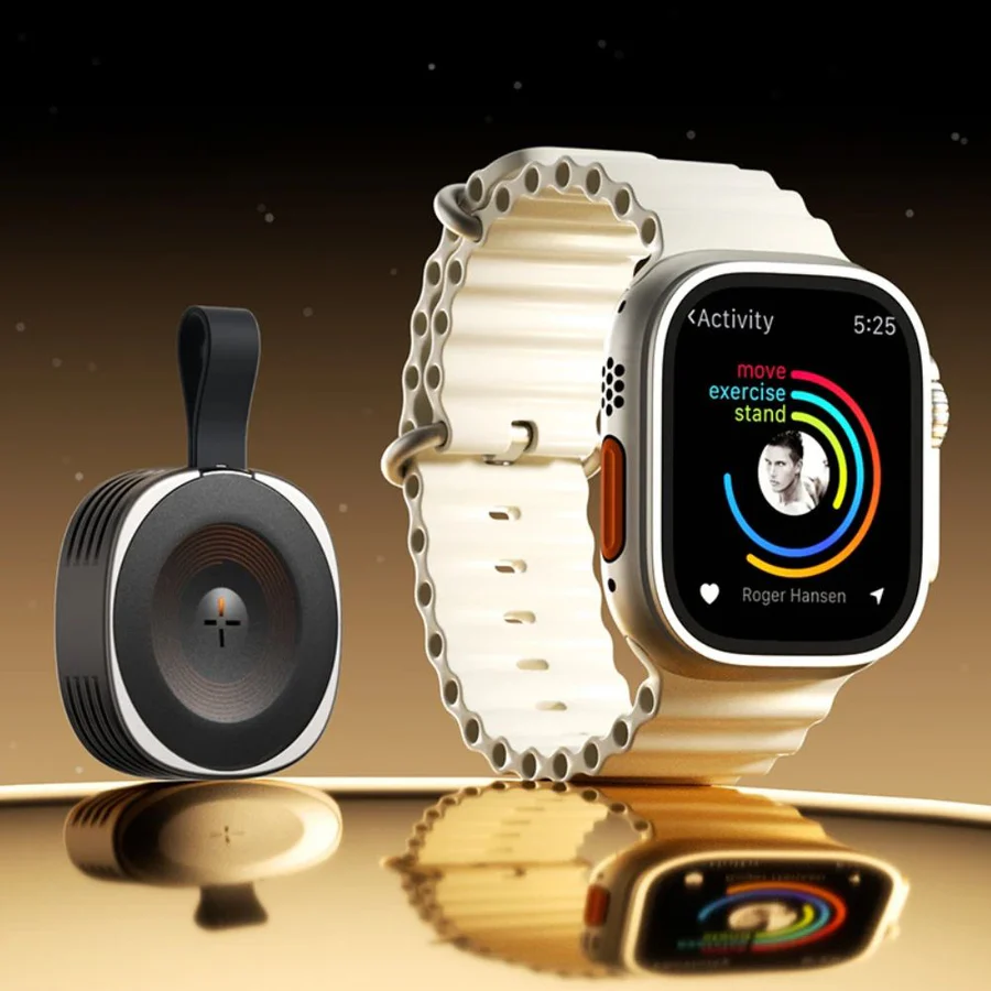 Norvo | Bærbar Trådløs Smartklokke Hurtiglader