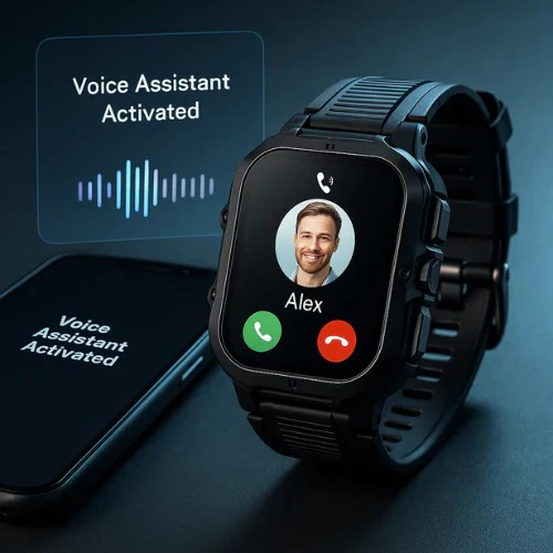 Norvo | Vanntett Smartklokke, Fitness Sporing, Bluetooth 5.0