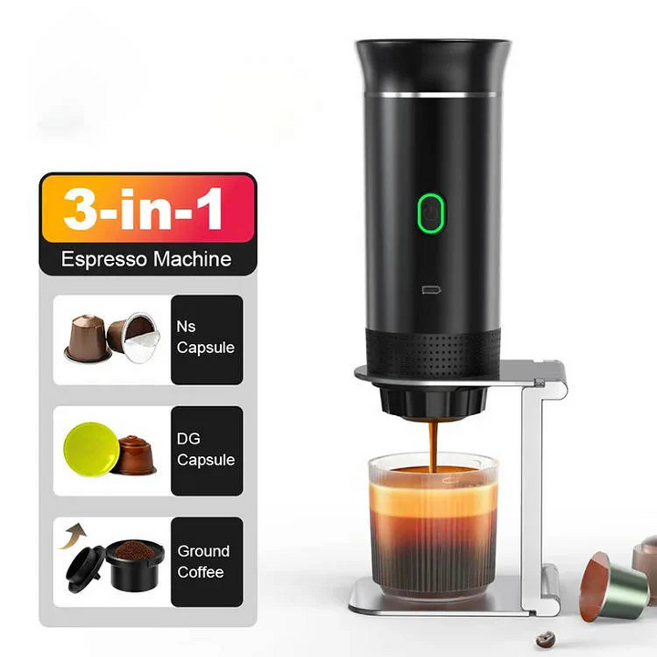 Norvo | Bærbar kaffemaskin Espresso Cappuccino og drypp