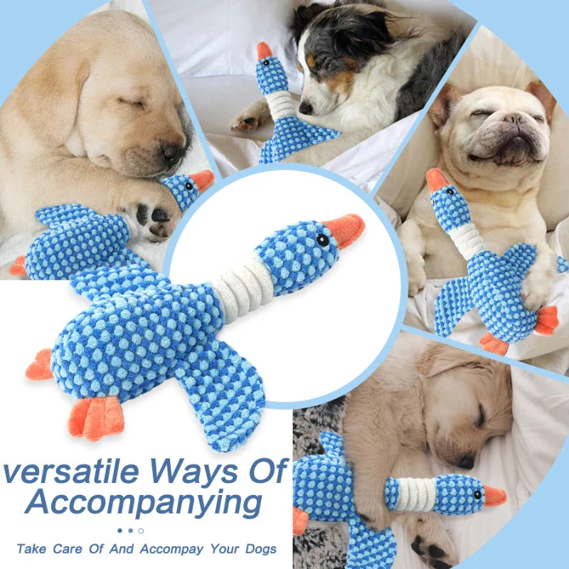 Norvo | Duck Plush Kosedyr til Hunder med Piping