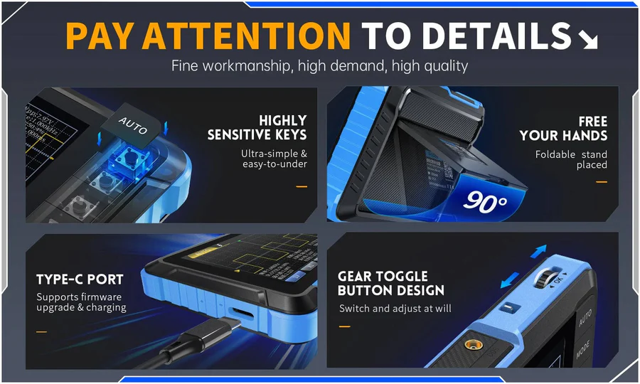 Norvo | Bærbar Digitalt Oscilloskop for Kretser