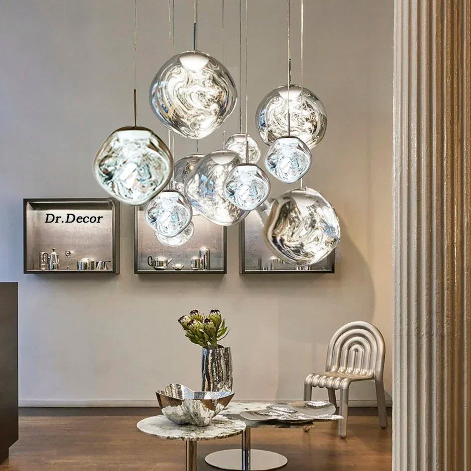 Norvo | Moderne Hengende Glasslampe for Stilige Interiører