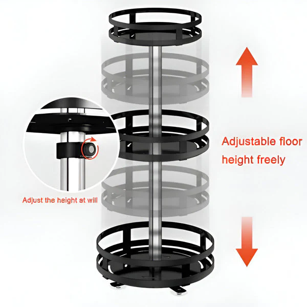 Norvo | 3-tier svingbar metallorganisator