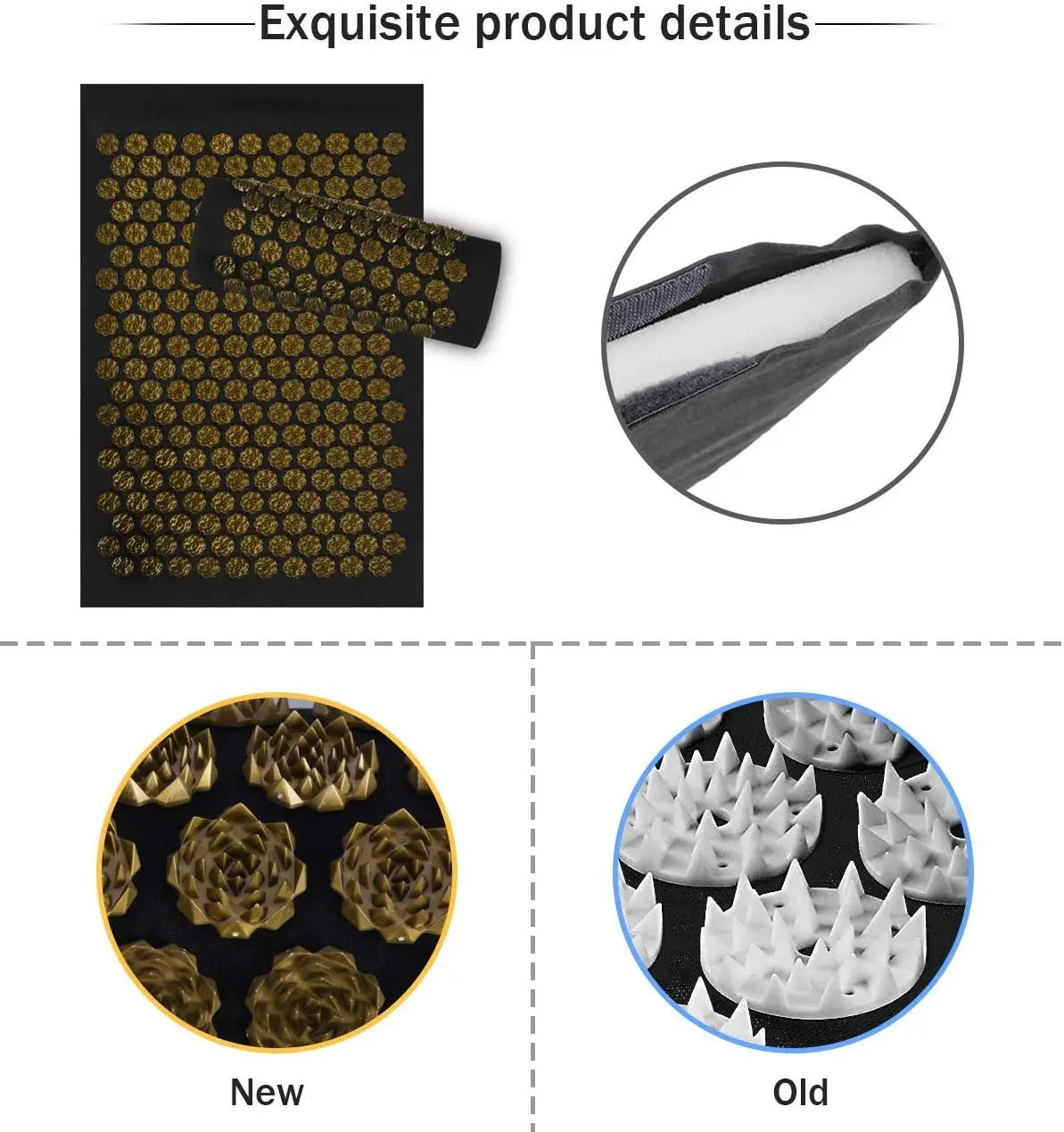 Norvo | Akupressur Yogamatte med Massasjepute