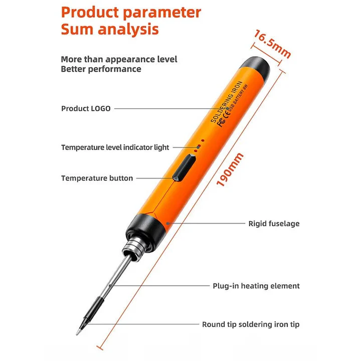 Norvo | Digital Elektrisk Loddebolt Sett