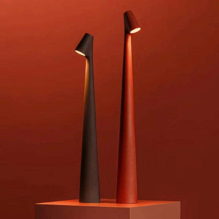 Norvo | Bordlampe Moderne Rød Metall LED Lys