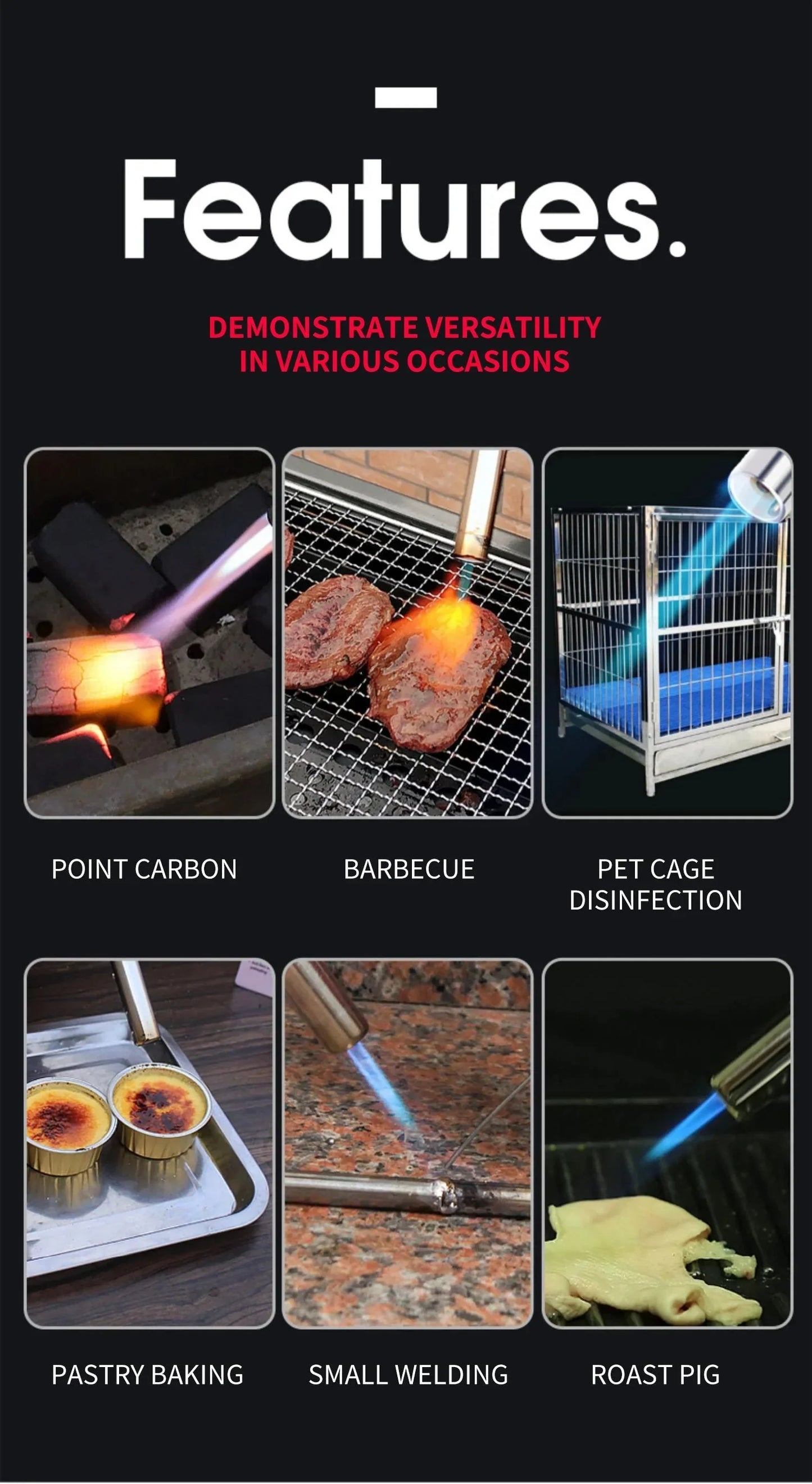 Norvo | Bærbar butangassbrenner – Perfekt for grill, camping og kjøkken