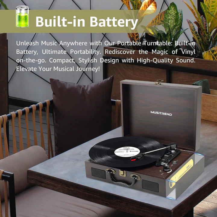 Norvo | Vintage Koffert-Stil Vinyl Platespiller