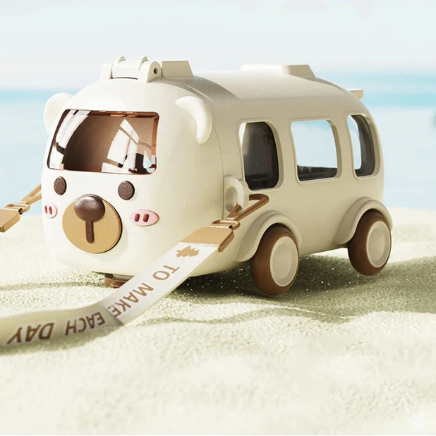 Norvo | Cartoon Toy Bus Vannflaske