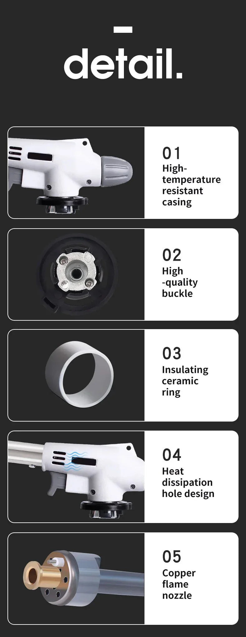 Norvo | Bærbar butangassbrenner – Perfekt for grill, camping og kjøkken