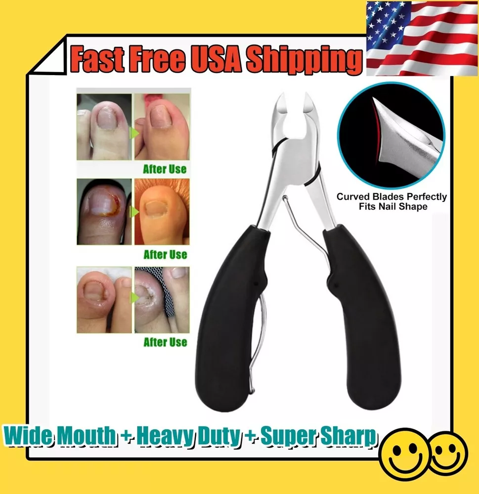 Norvo | Tåneglklipper for eldre, skarp, ergonomisk og ideell for tykke negler