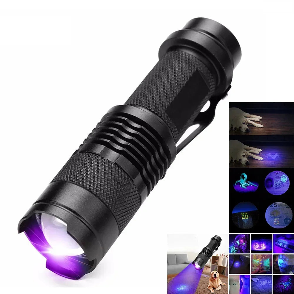 Norvo | LED UV LAMPE - ULTRAVIOLETT INSPEKSJONSLAMPE FOR KJÆLEDYR URINFLEKKER OG FLEKKDETEKSJON