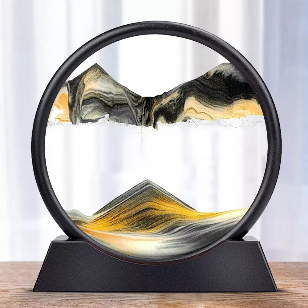 Norvo | 3D timeglass dyp sjø sand landskap