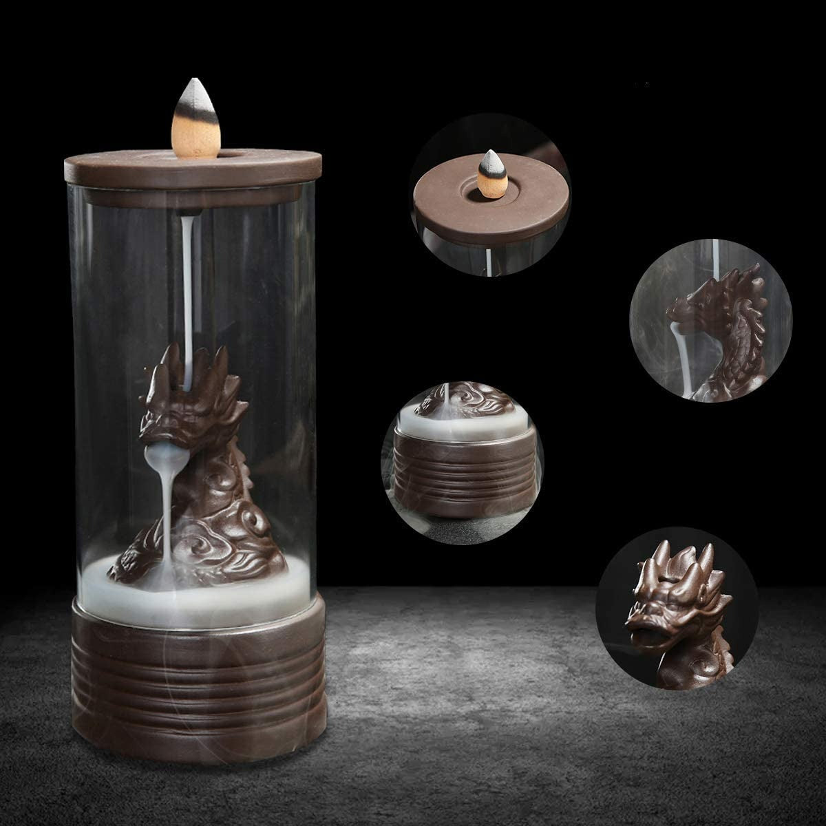 Norvo | Dragon Guardian Røkelsebrenner for Fred og Avslapning