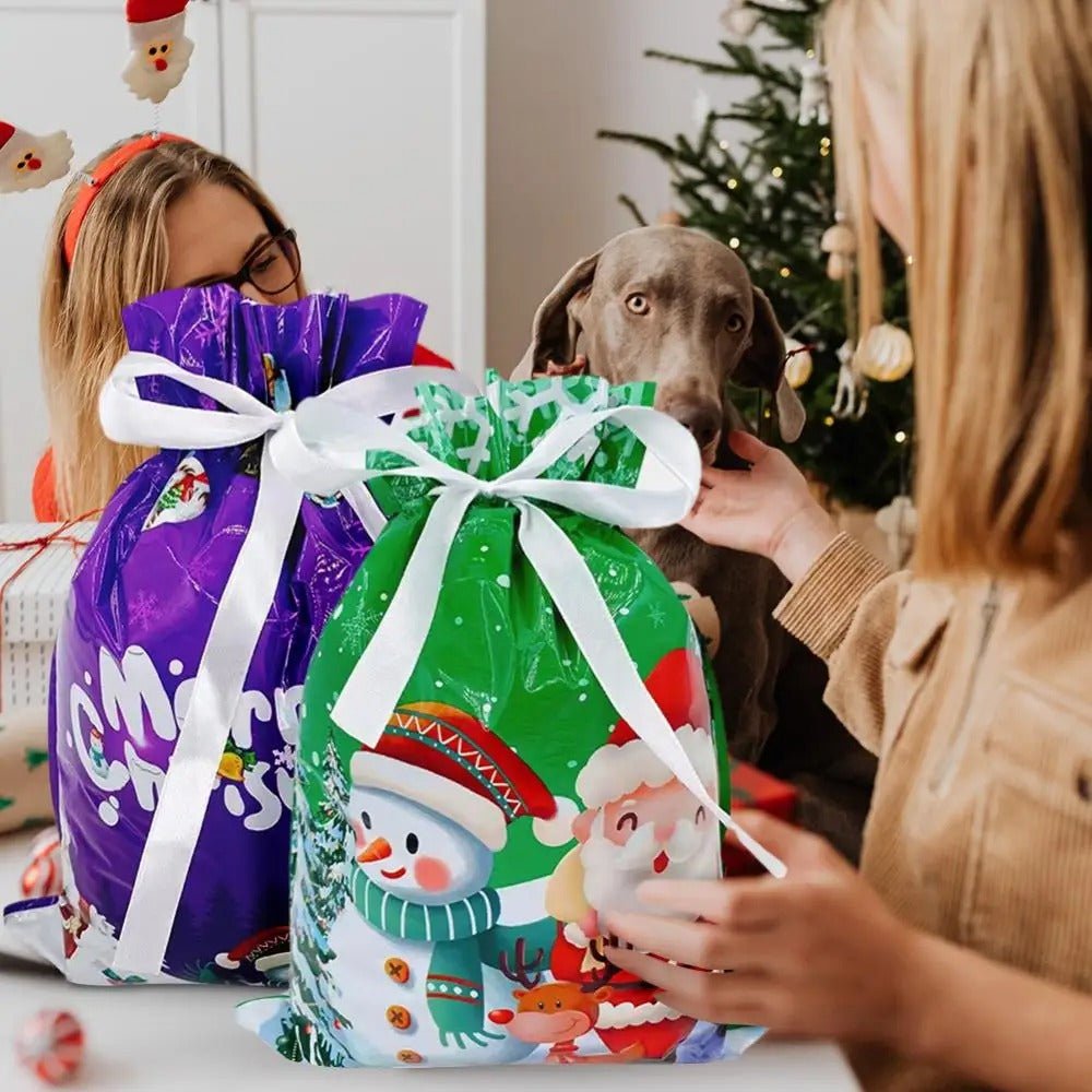 Norvo | Snor Bærekraftige Julegaveposer - Gaveinnpakningspose Juledekorasjoner