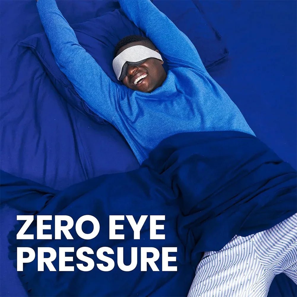 Norvo | DreamFoam 3D – Minneskum søvnmaske med justerbare øyekopper