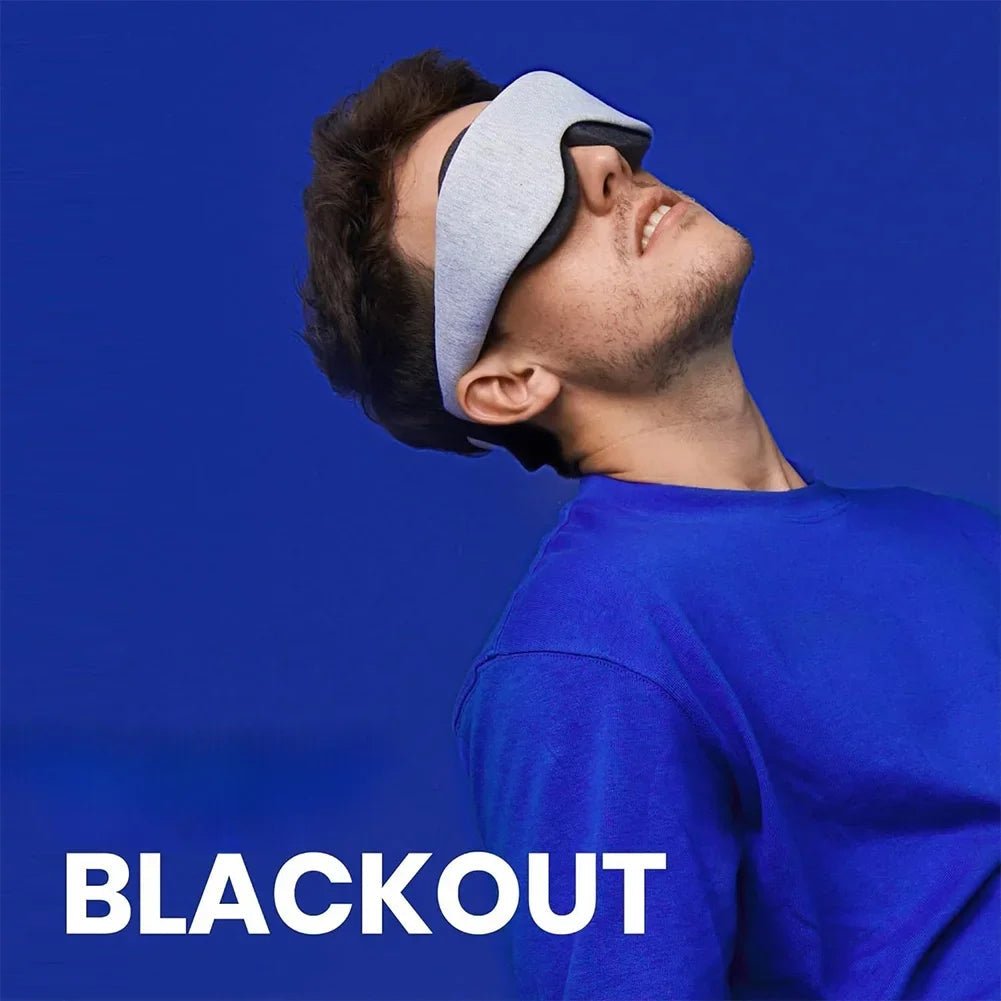 Norvo | DreamFoam 3D – Minneskum søvnmaske med justerbare øyekopper