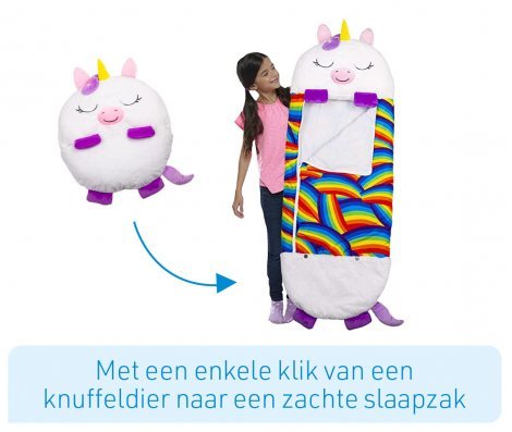 Norvo | HUGSLEEPERS – 2-i-1 Plysjleke & Sovepose for Barn