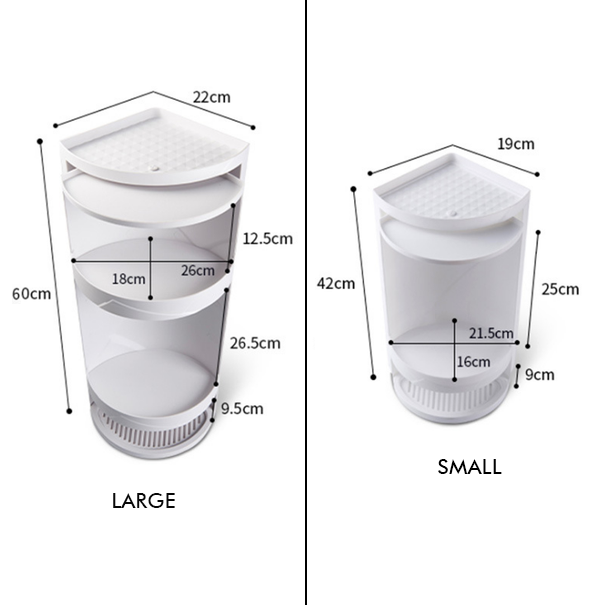 Norvo | Borreløs 360 Hjørnehylle