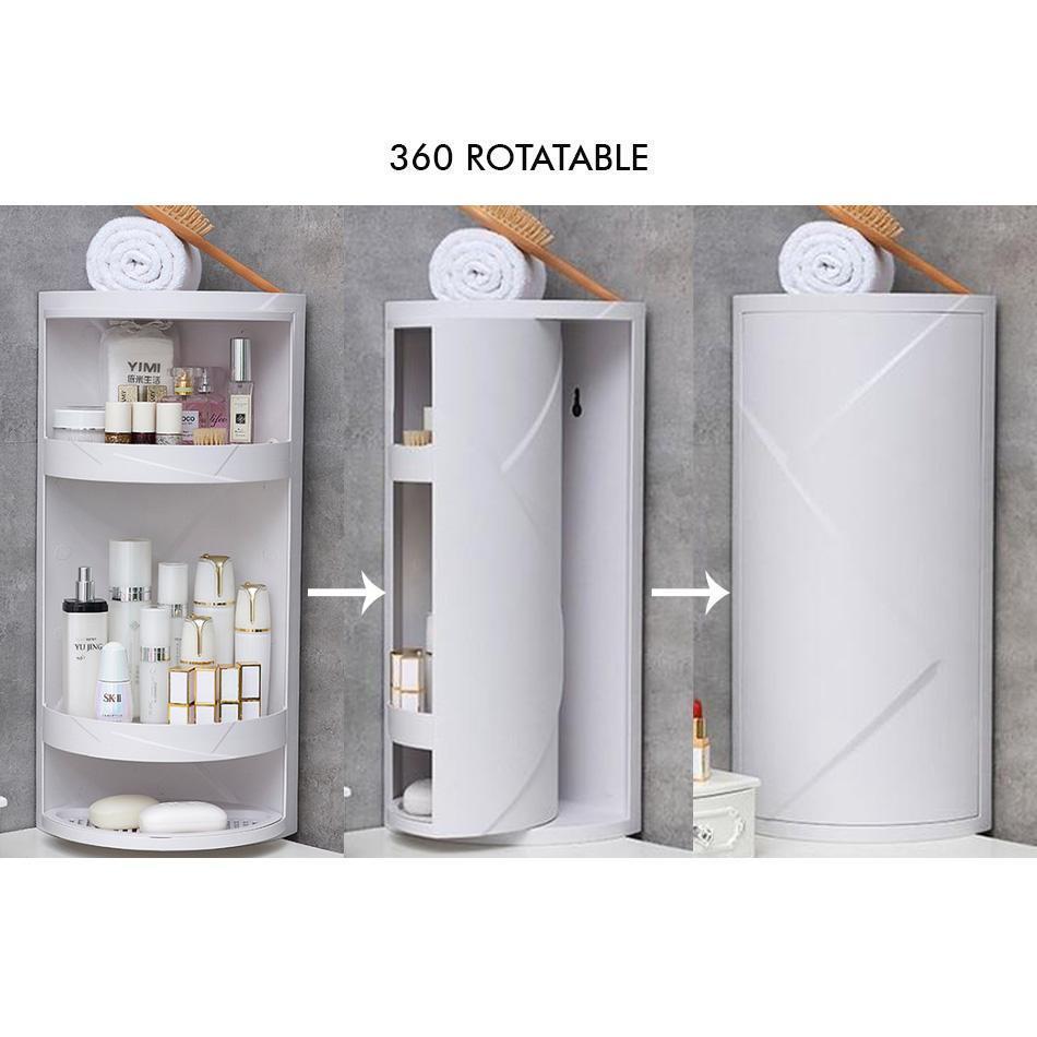 Norvo | Drill-fri 360 Hjørnehylle