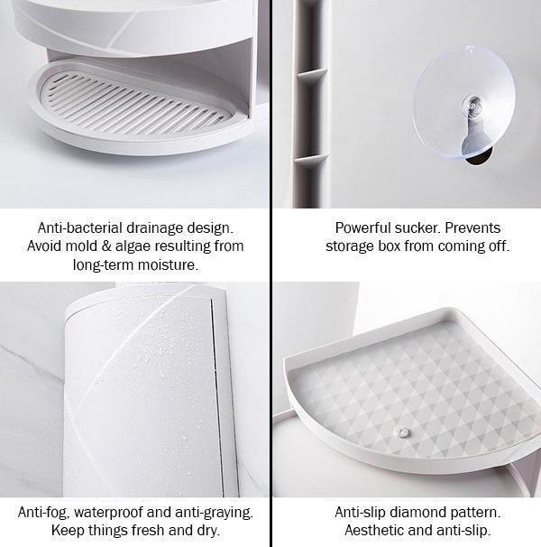 Norvo | Borreløs 360 Hjørnehylle