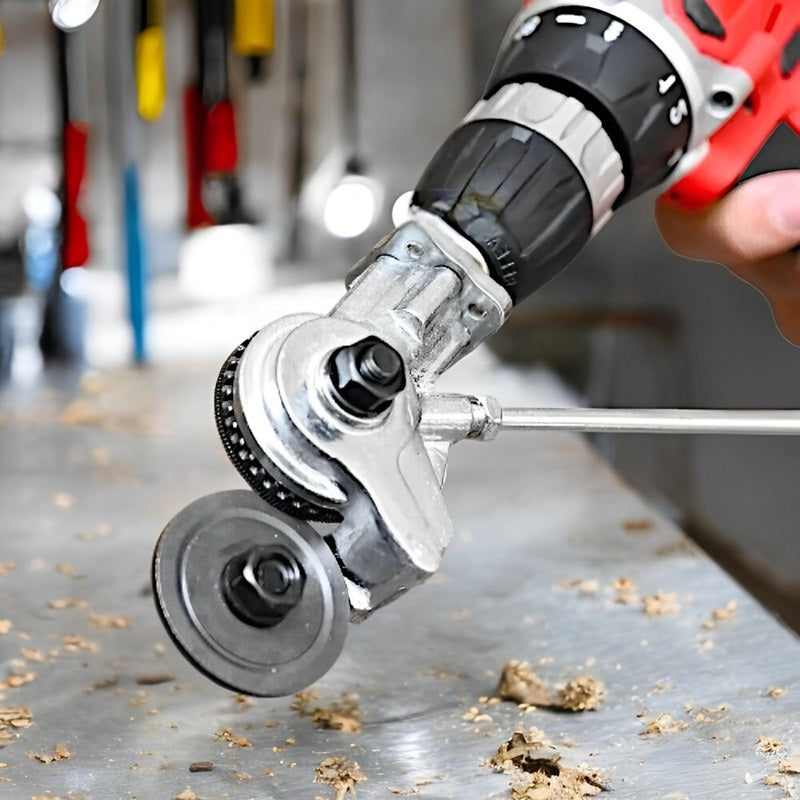 Norvo | Heavy-Duty Metal Cutting Adapter for Drill