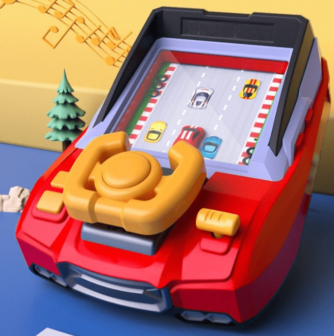 Norvo | Driveo Dash – Interaktivt Barnas Racing Ratt – Realistisk Kjøropplevelse for Motoriske Ferdigheterutvikling