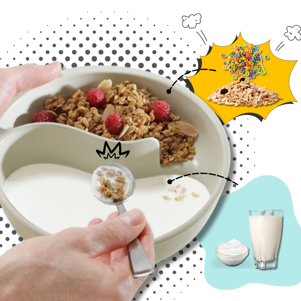 Frokostblandingsbolle Med Tørr-Våt-Separasjon