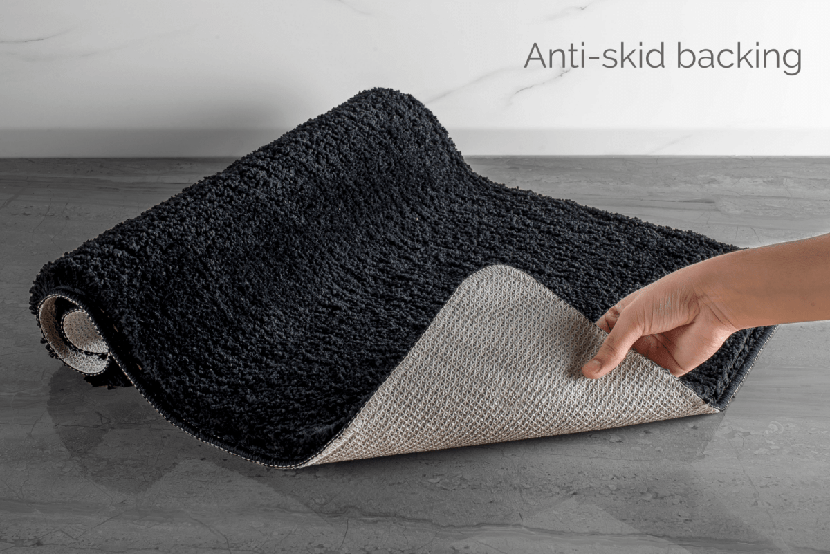 Norvo | Luxura UltraSoft Bade matte | Super-absorberende mikrofiber baderomsmatte med sklisikker bakside