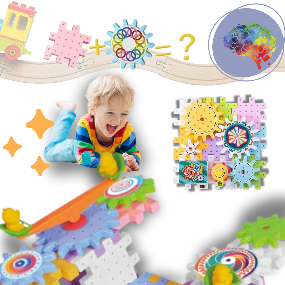 Byggeklosser for pedagogisk utstyr med to funksjoner
