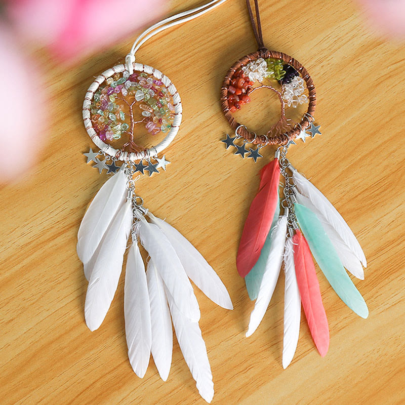 Norvo | Frendorf Livets Tre Edle Steiner Drømmefanger Hengende Smykker