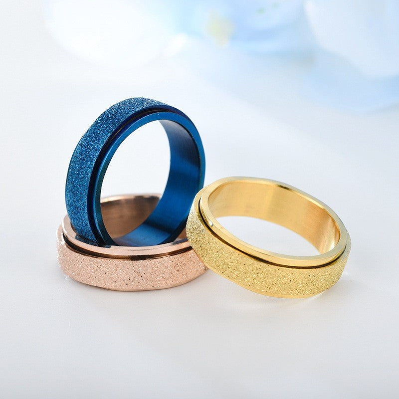 Roterbar angstring ring i alle farger reduserer stress *NY
