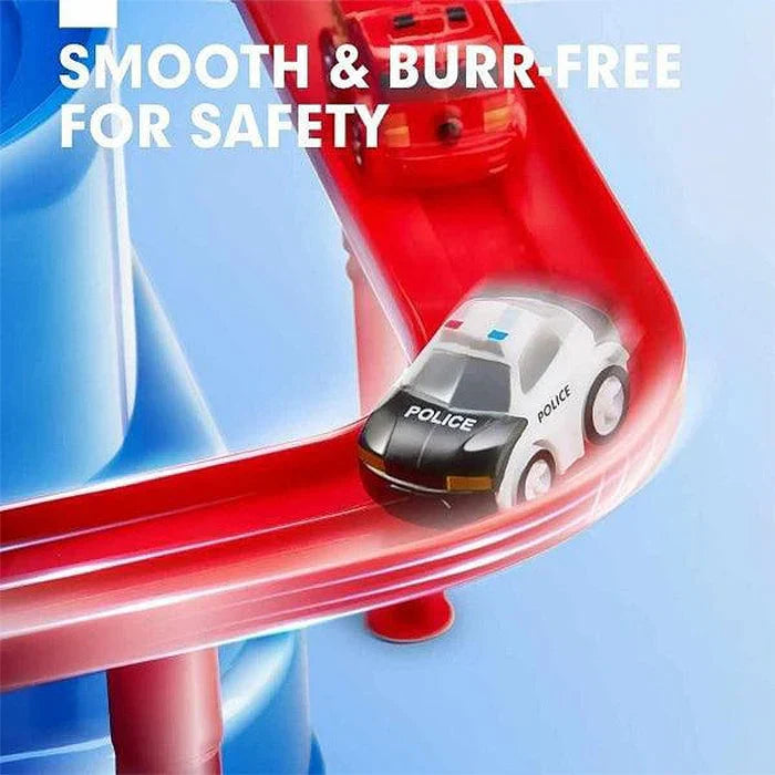 Norvo | RescueTrack Eventyrsett – Utdannende Redningskjøretøy Leketøy for Småbarn