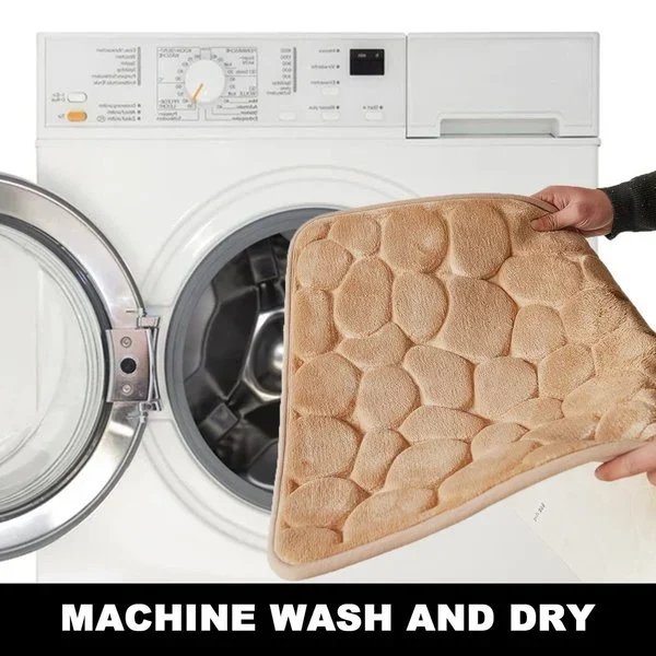 Norvo | Belagt BadeMatte med Steintekstur