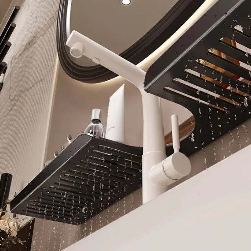 Norvo | FlexiHold Premium Hylle — Ikke mer kaos og stil som gjør vasken din til høydepunktet