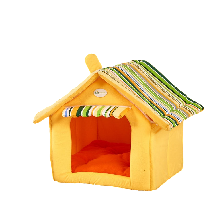 Norvo | Innendørs hundehus/katt hus hundeseng/katteseng kjæledyrseng for små-middels store dyr