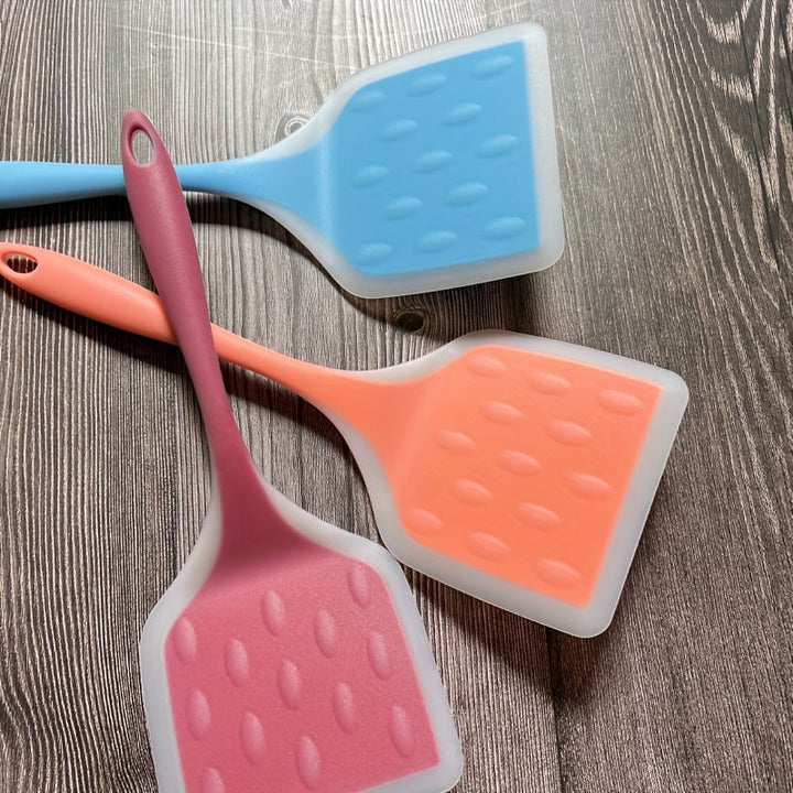 Norvo | Ekstra Stort Silikon Spatel Sett – Non-stick, Varmebestandig & Ergonomisk for Enkel Løsning av Mat, Perfekt for Matlaging & Baking