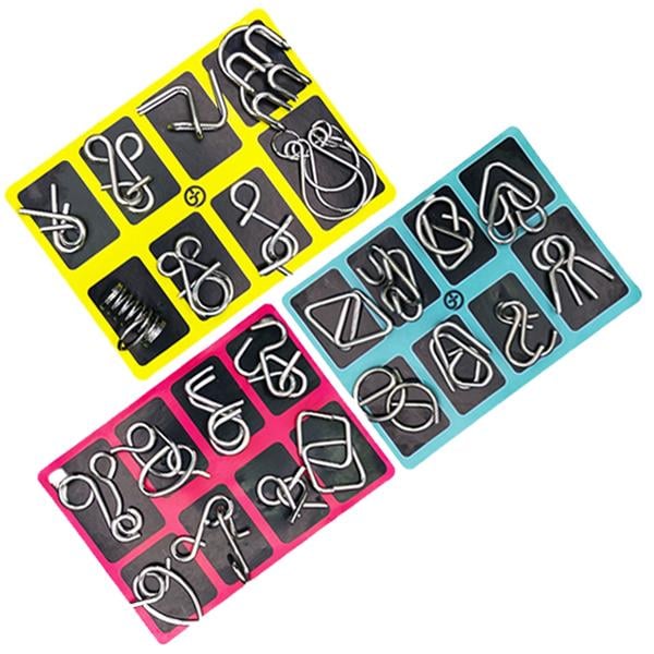 Norvo | Metall Puslespillring, Utdannende intellektuelle Leker IQ Leker, Metall Hjernetrim Puslespill