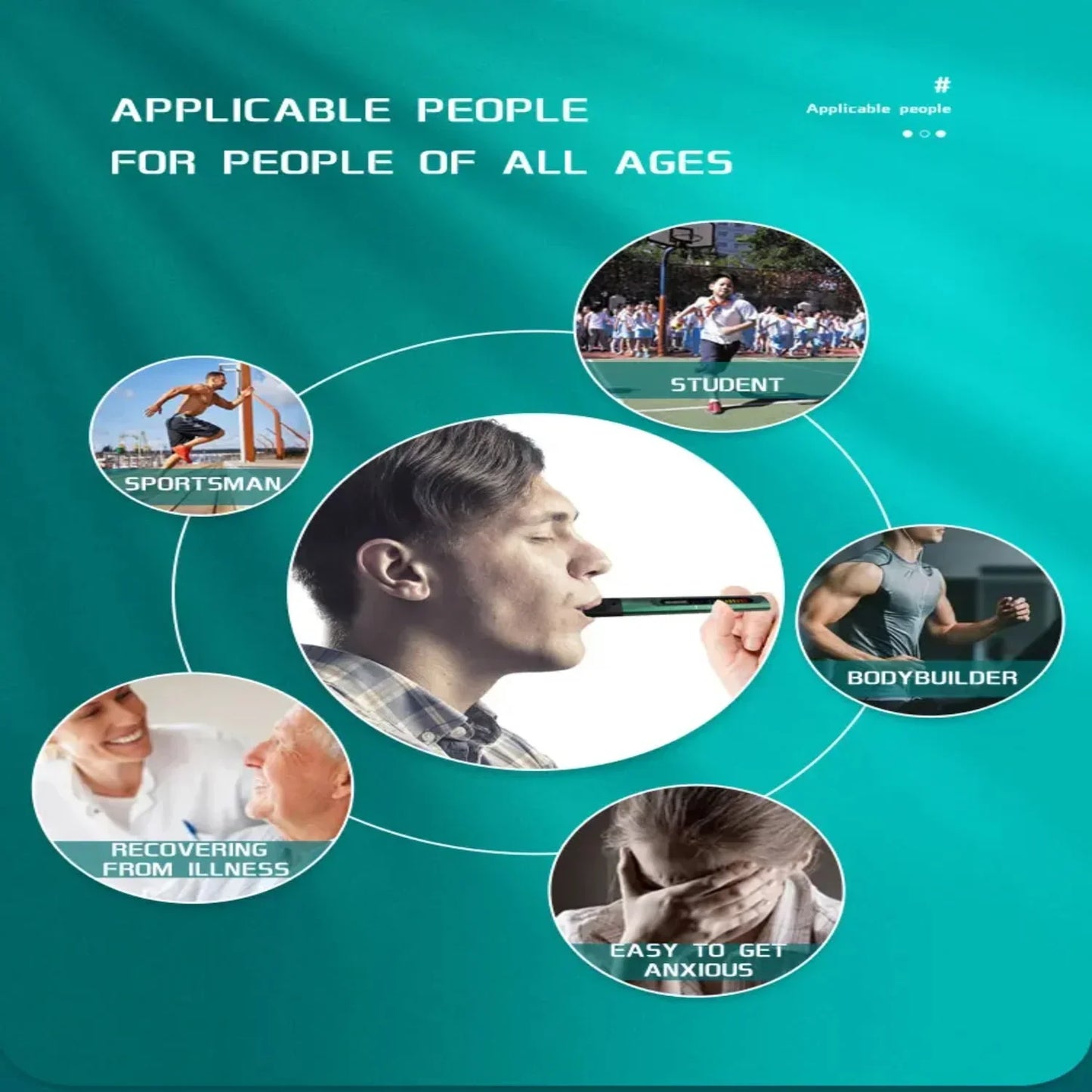 Norvo | BreathBoost Smart Pustetrener – Lungekapasitet & Respiratorisk Musklestyrking Enhet