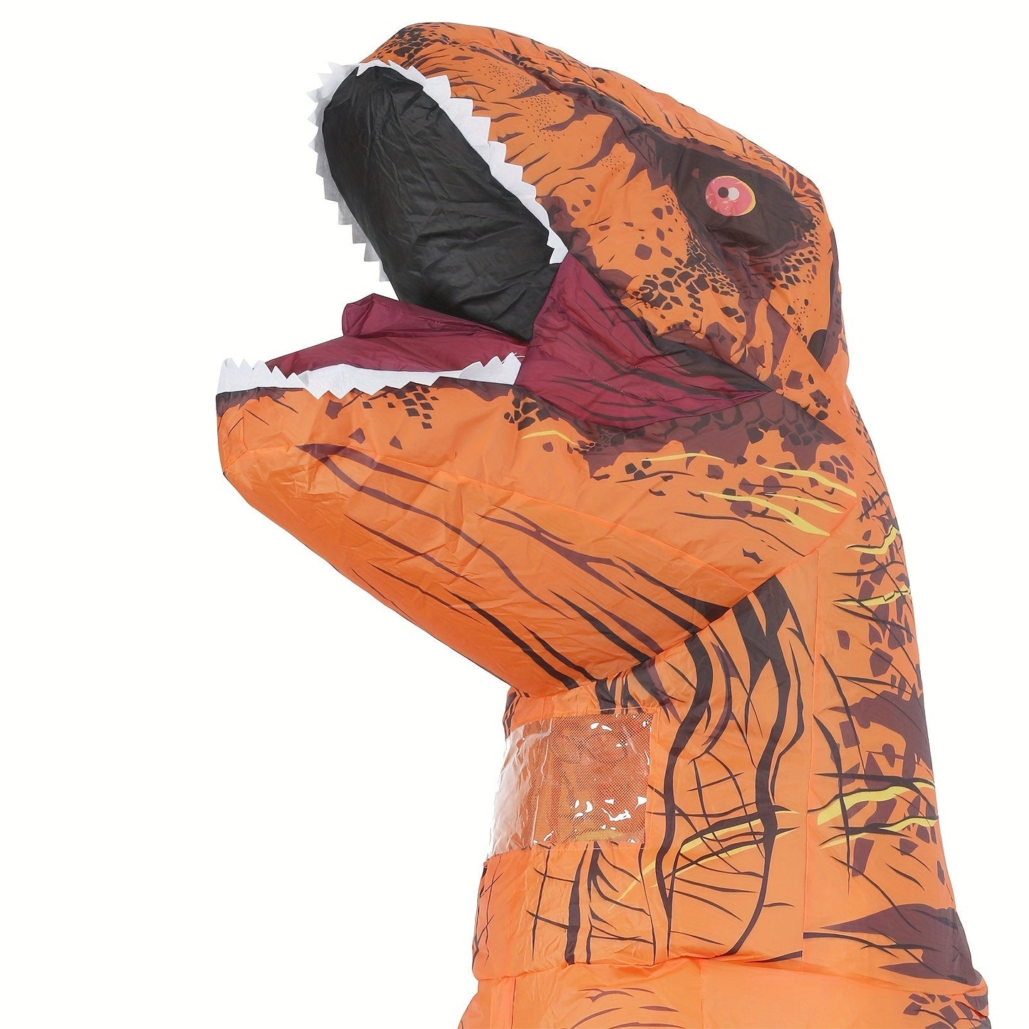 Norvo | Unisex Oppblåsbar Halloween Dinosaur Kostyme | Kjempestor T-Rex Jumpsuit