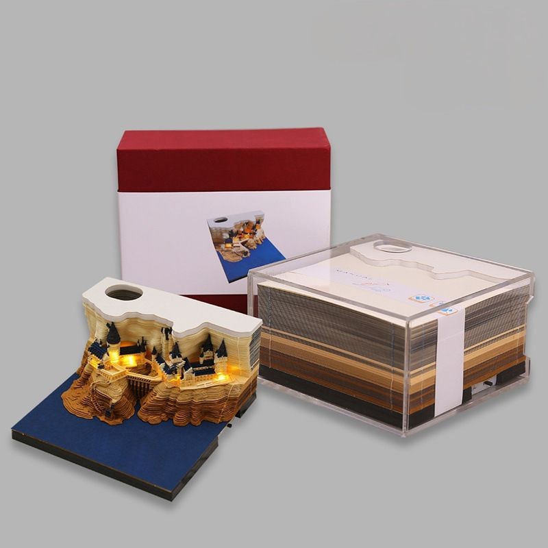 Norvo | 3D tredimensjonal notatblokk carving modell tegneserie kreativ kunstgave