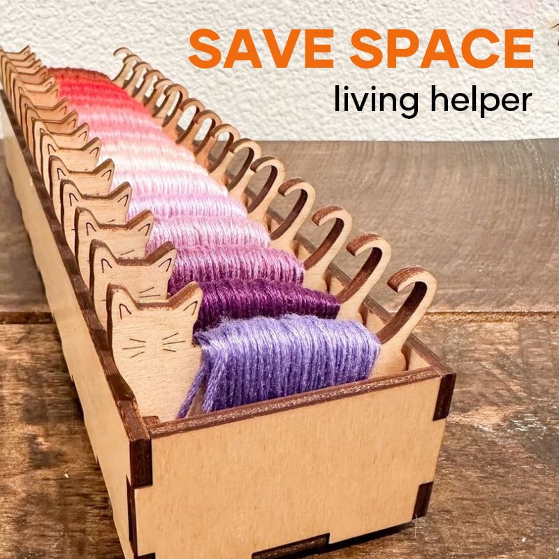 Norvo | Broderitråd Organizer | Tre Kanin Spole Sett | 16-Delt | Oppbevaringskorrall Inkludert