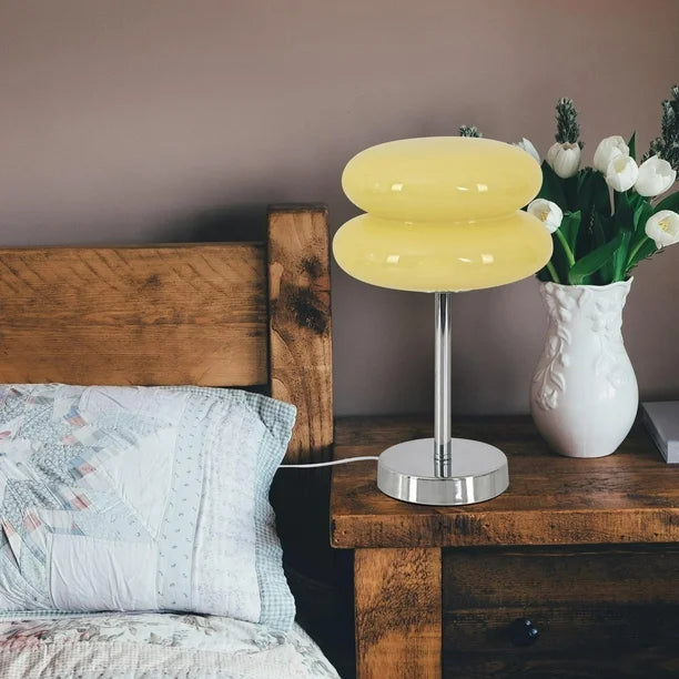 Norvo | Bordlampe Retro Glasskjerm