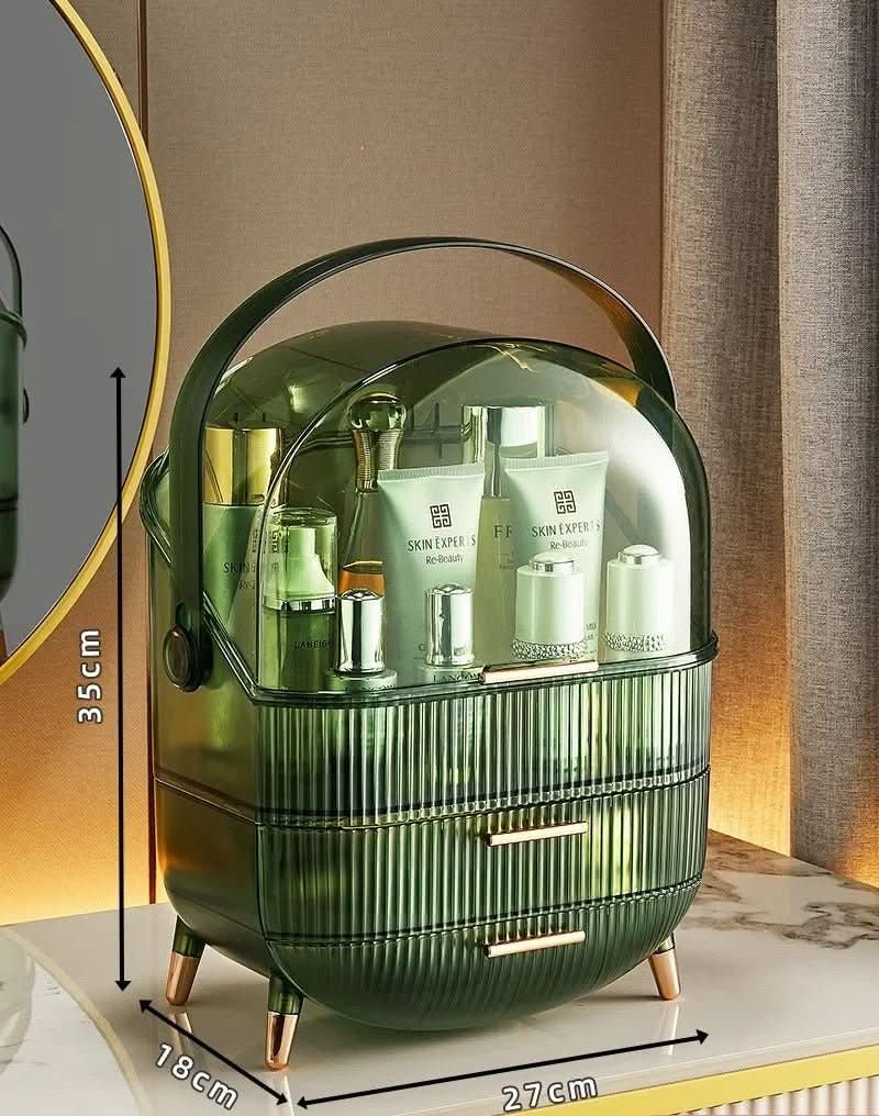 Norvo | opp organiser - Støvbestandig og vanntett kosmetikkboks med elegant design